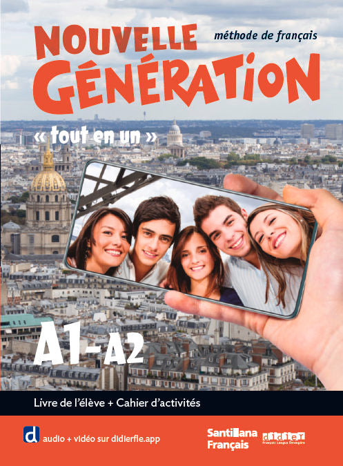NOUVELLE GENERATION A1/A2 LIVRE/EXER+APP