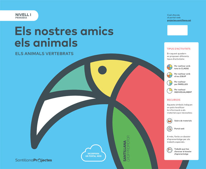 NIVELL I NOSTRES AMICS ANIMALS CAT  ED17